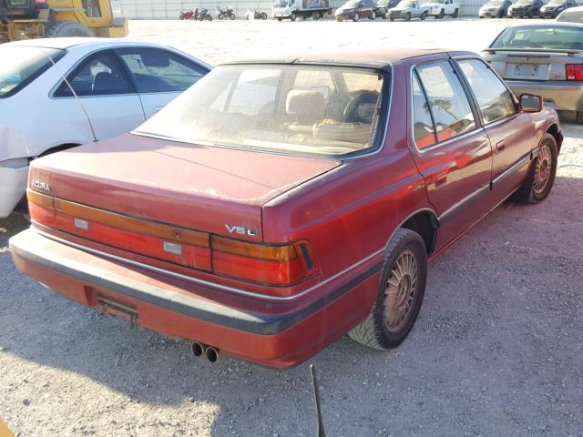 JH4KA4665LC028600 - 1990 ACURA LEGEND L BURGUNDY photo 4