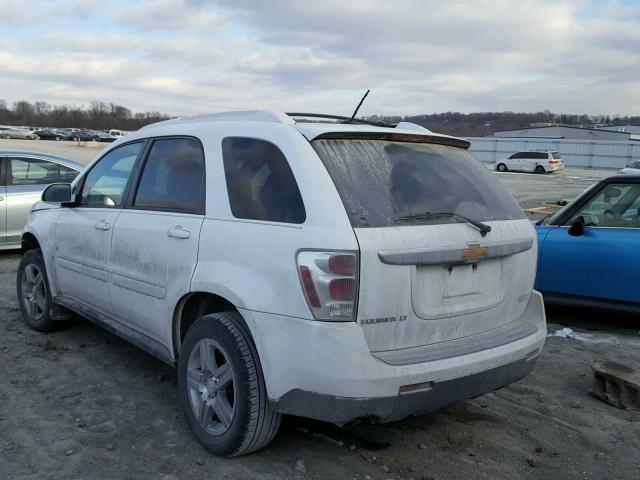 2CNDL63F276090910 - 2007 CHEVROLET EQUINOX LT WHITE photo 3