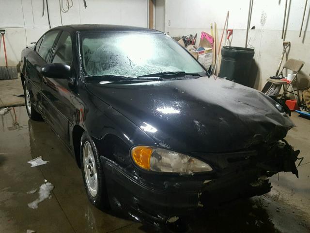 1G2NW52E24M638859 - 2004 PONTIAC GRAND AM G BLACK photo 1