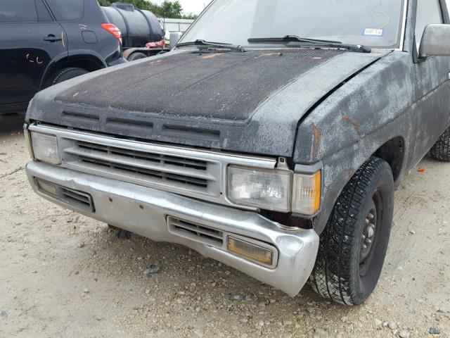 1N6ND11S3KC407017 - 1989 NISSAN D21 SHORT CHARCOAL photo 9