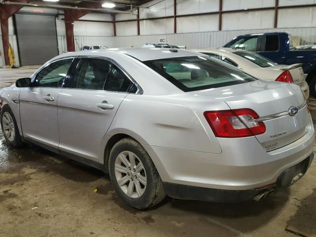 1FAHP2DW8BG127085 - 2011 FORD TAURUS SE GRAY photo 3