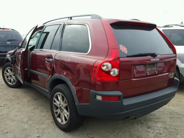 YV1CZ91H641070298 - 2004 VOLVO XC90 T6 RED photo 3