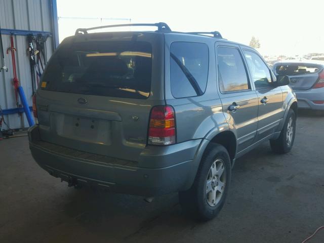 1FMCU94166KC35746 - 2006 FORD ESCAPE LIM GREEN photo 4