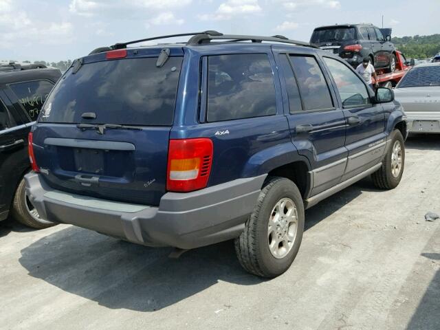 1J4GW58S8XC739121 - 1999 JEEP GRAND CHER BLUE photo 4