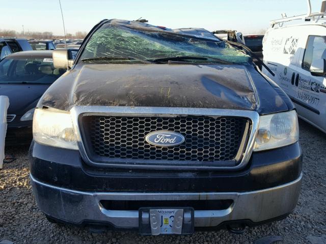 1FTPX14V27NA07681 - 2007 FORD F150 BLACK photo 7