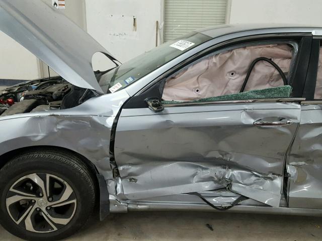 1HGCR2F31GA236338 - 2016 HONDA ACCORD LX SILVER photo 10