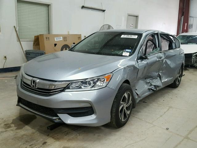 1HGCR2F31GA236338 - 2016 HONDA ACCORD LX SILVER photo 2