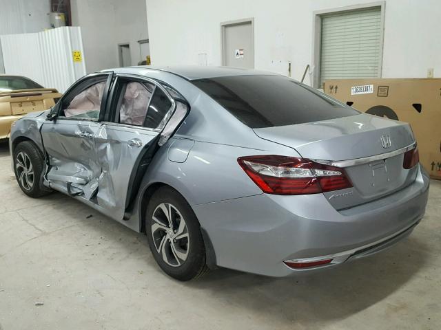 1HGCR2F31GA236338 - 2016 HONDA ACCORD LX SILVER photo 3