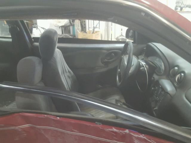 1G2NE12M1WC776985 - 1998 PONTIAC GRAND AM S MAROON photo 5
