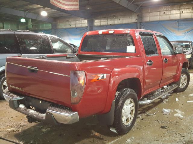 1GCDS136858225924 - 2005 CHEVROLET COLORADO MAROON photo 4