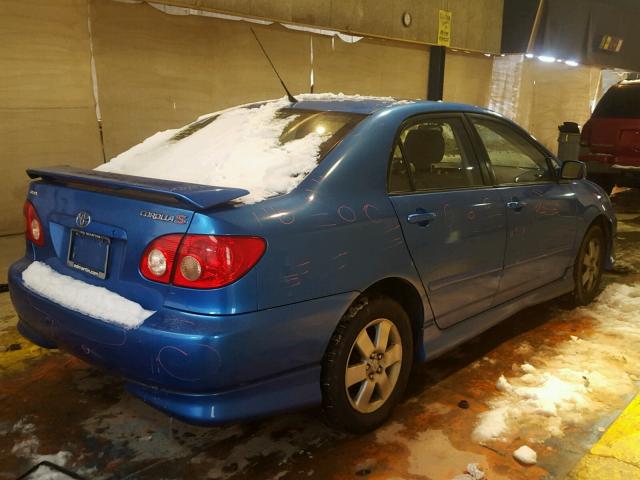 2T1BR32E17C837154 - 2007 TOYOTA COROLLA CE BLUE photo 4