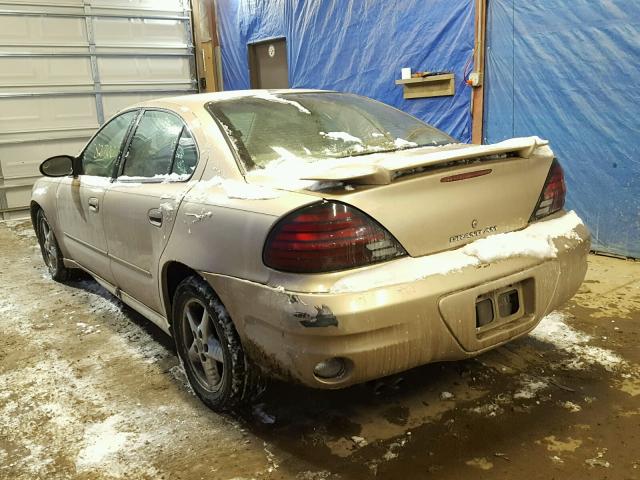 1G2NF52E94M527564 - 2004 PONTIAC GRAND AM S BEIGE photo 3