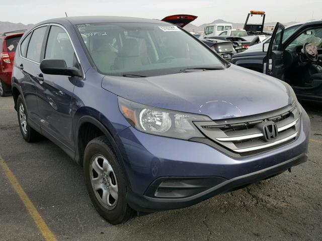 2HKRM4H3XEH618888 - 2014 HONDA CR-V LX BLUE photo 1