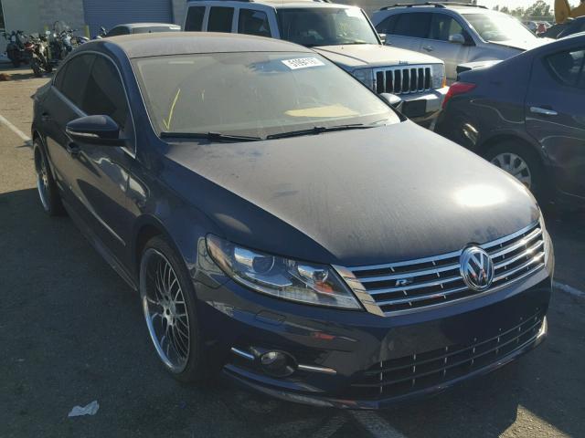 WVWBP7AN7EE527969 - 2014 VOLKSWAGEN CC SPORT BLUE photo 1