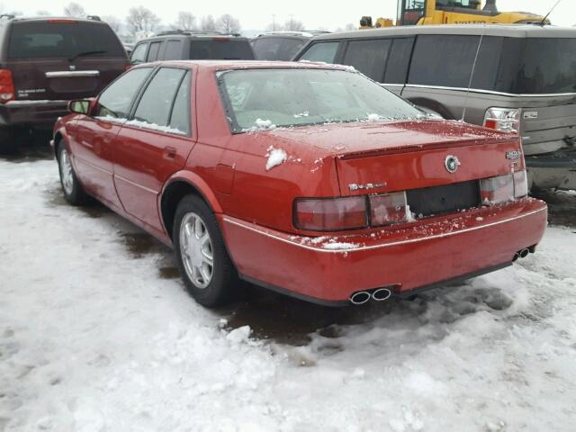 1G6KY5296VU816143 - 1997 CADILLAC SEVILLE ST RED photo 3