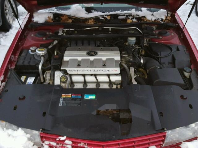 1G6KY5296VU816143 - 1997 CADILLAC SEVILLE ST RED photo 7