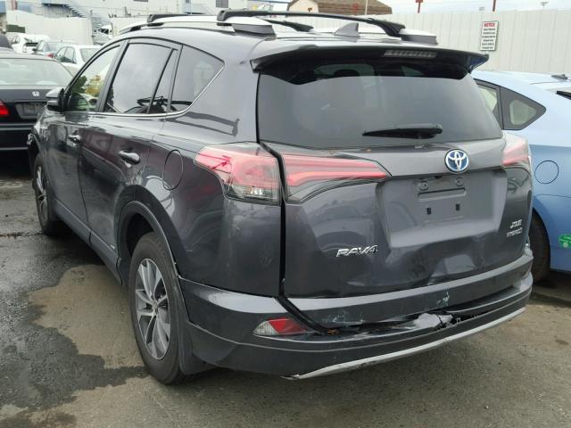 JTMRJREV3GD054621 - 2016 TOYOTA RAV4 HV XL GRAY photo 3