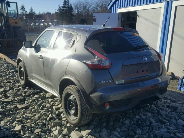 JN8AF5MR8GT605678 - 2016 NISSAN JUKE S GRAY photo 3