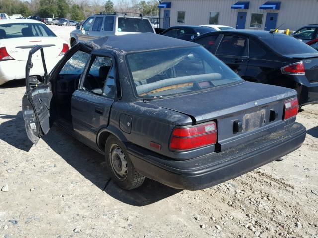 1NXAE91A1MZ257938 - 1991 TOYOTA COROLLA GRAY photo 3