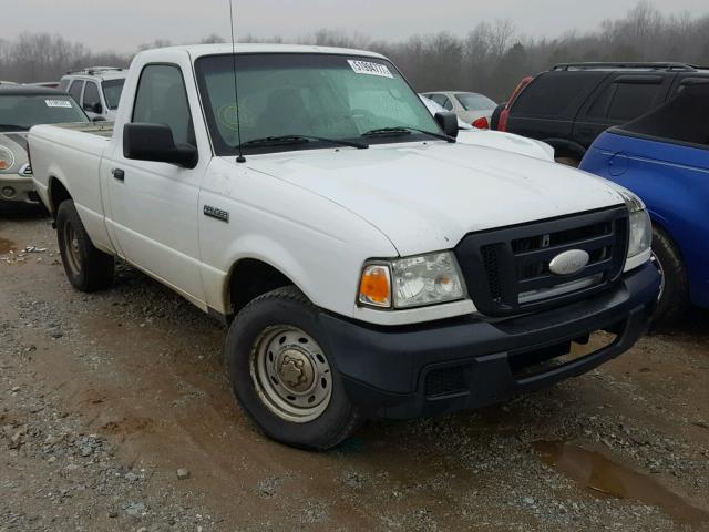 1FTYR10D76PA83170 - 2006 FORD RANGER WHITE photo 1