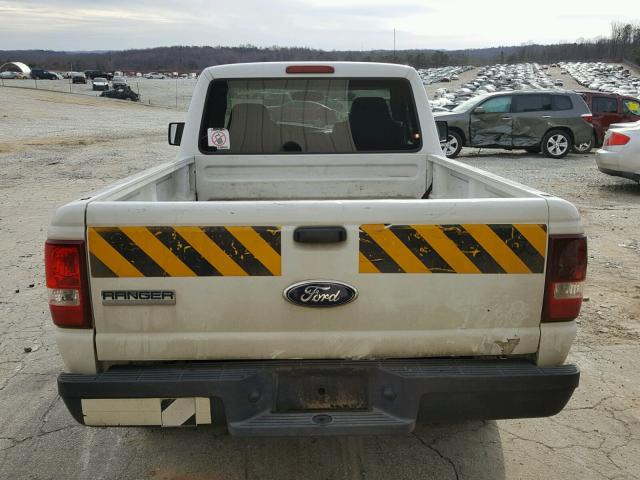 1FTYR10D76PA83170 - 2006 FORD RANGER WHITE photo 6