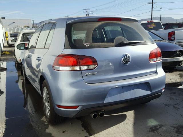 WVWDB7AJ8AW398200 - 2010 VOLKSWAGEN GOLF 蓝色 照片 3