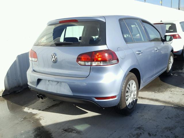 WVWDB7AJ8AW398200 - 2010 VOLKSWAGEN GOLF 蓝色 照片 4