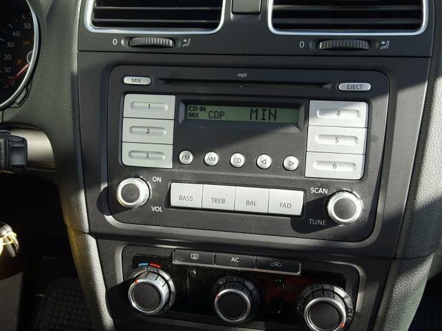 WVWDB7AJ8AW398200 - 2010 VOLKSWAGEN GOLF 蓝色 照片 9