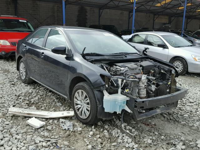 4T4BF1FK4CR208287 - 2012 TOYOTA CAMRY BASE BLACK photo 1