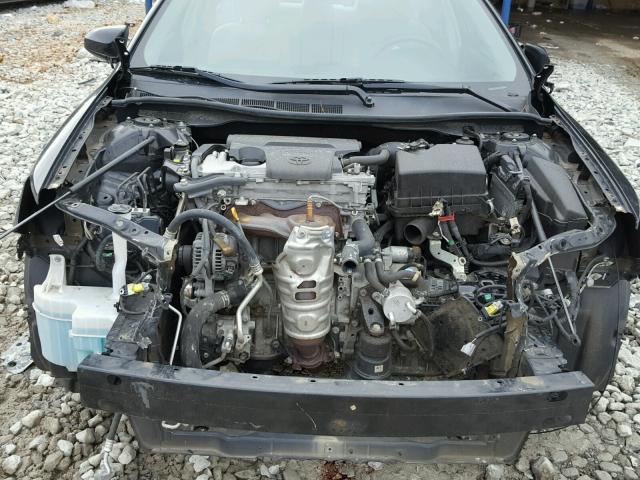 4T4BF1FK4CR208287 - 2012 TOYOTA CAMRY BASE BLACK photo 9