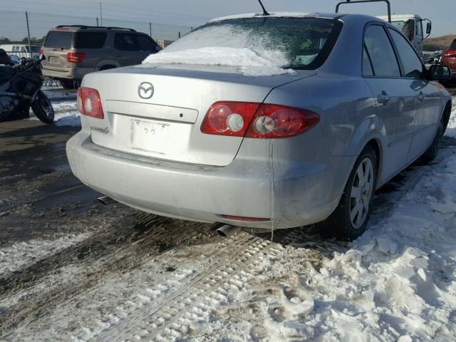 1YVFP80C555M39357 - 2005 MAZDA 6 I SILVER photo 4