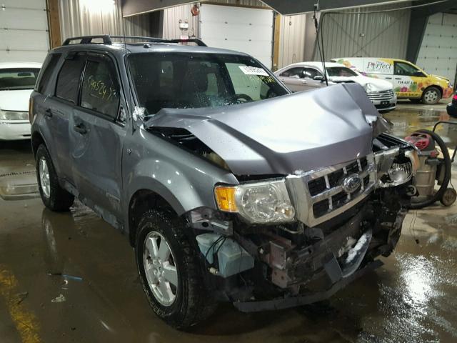 1FMCU931X8KD56090 - 2008 FORD ESCAPE XLT GRAY photo 1