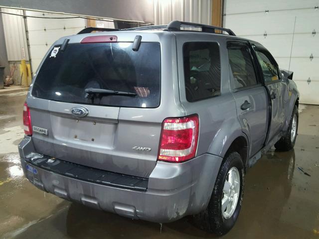 1FMCU931X8KD56090 - 2008 FORD ESCAPE XLT GRAY photo 4