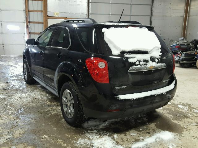 2GNALBEK1F1174407 - 2015 CHEVROLET EQUINOX LT BLACK photo 3