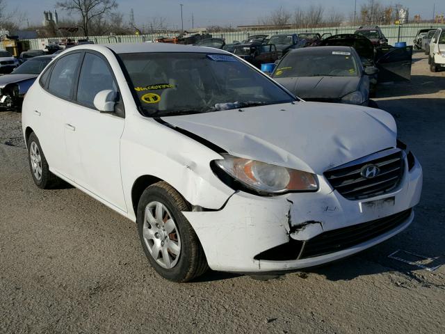 KMHDU46D27U084392 - 2007 HYUNDAI ELANTRA GL WHITE photo 1