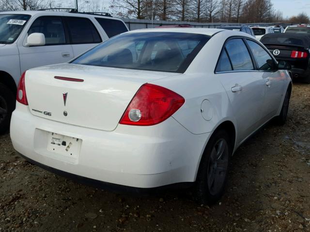 1G2ZG57B084146771 - 2008 PONTIAC G6 BASE WHITE photo 4