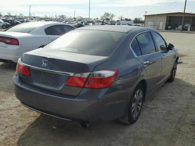 1HGCR2F34FA207978 - 2015 HONDA ACCORD LX GRAY photo 4