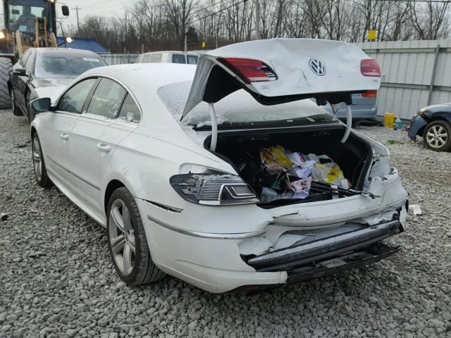 WVWBP7AN9GE500369 - 2016 VOLKSWAGEN CC BASE WHITE photo 3