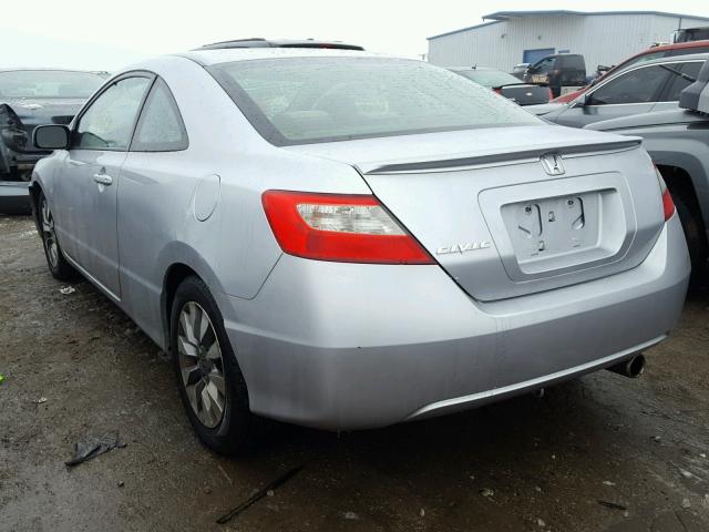 2HGFG12809H523964 - 2009 HONDA CIVIC EX SILVER photo 3