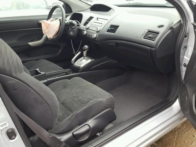 2HGFG12809H523964 - 2009 HONDA CIVIC EX SILVER photo 5