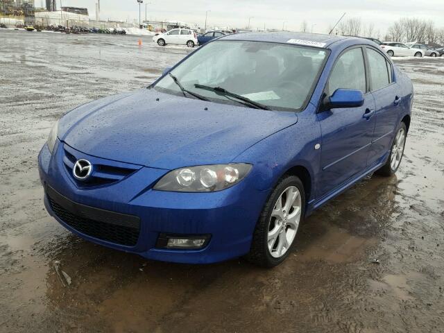 JM1BK323271605640 - 2007 MAZDA 3 S BLUE photo 2