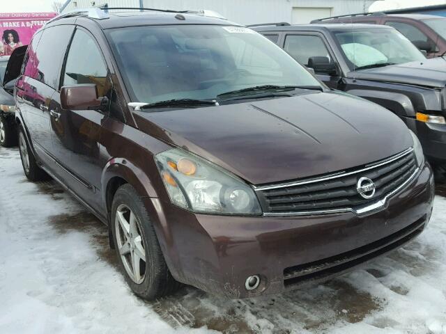 5N1BV28U77N131299 - 2007 NISSAN QUEST S BROWN photo 1