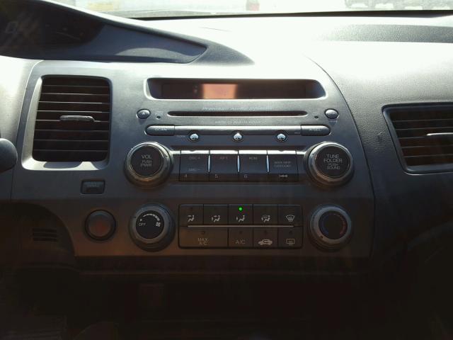 2HGFG12876H563079 - 2006 HONDA CIVIC EX RED photo 9