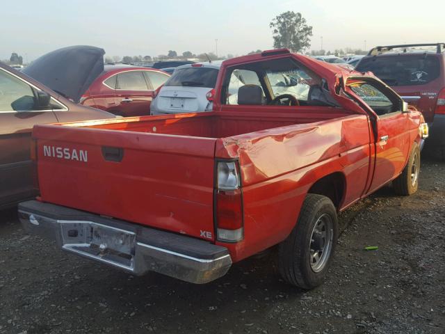 1N6SD11S6SC411971 - 1995 NISSAN TRUCK E/XE RED photo 4