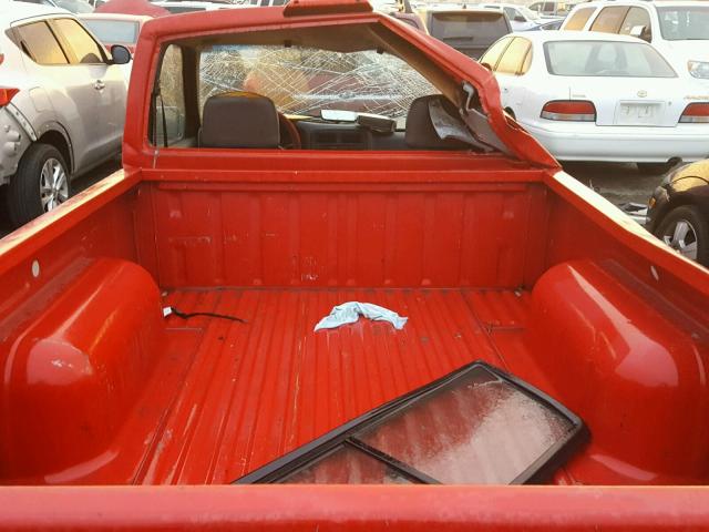 1N6SD11S6SC411971 - 1995 NISSAN TRUCK E/XE RED photo 6