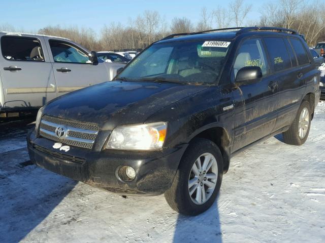 JTEEW21A660029367 - 2006 TOYOTA HIGHLANDER BLACK photo 2