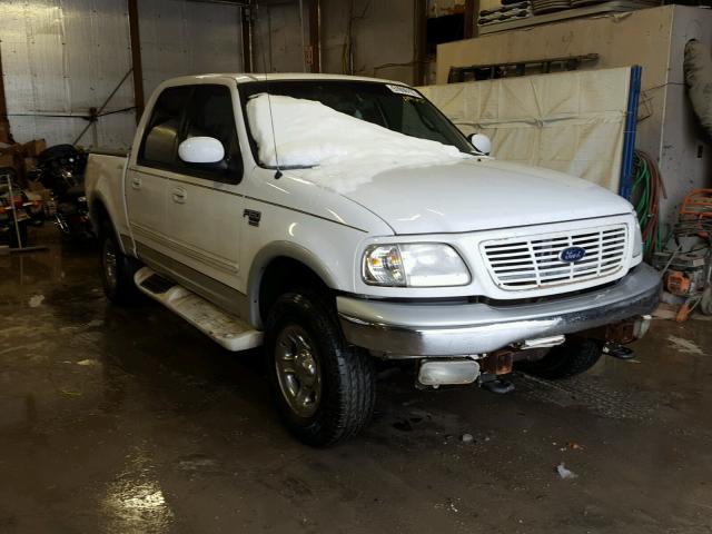 1FTRW08L91KA63205 - 2001 FORD F150 SUPER WHITE photo 1