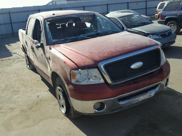 1FTPW12507KC12603 - 2007 FORD F150 SUPER RED photo 1
