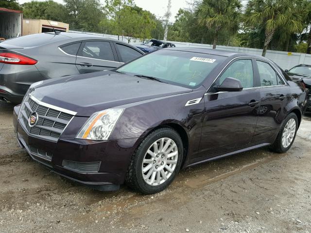 1G6DE5EG7A0124275 - 2010 CADILLAC CTS LUXURY MAROON photo 2