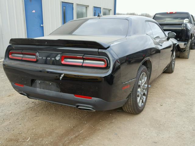 2C3CDZGG4HH574539 - 2017 DODGE CHALLENGER BLACK photo 4